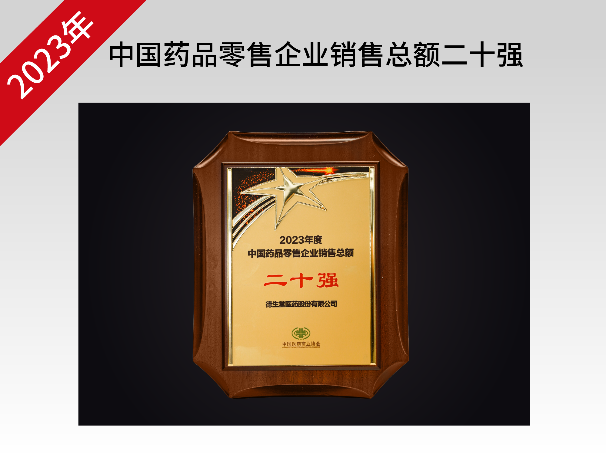 中国药品零售企业销售总额二十强